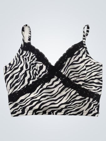Zebra Print Bra