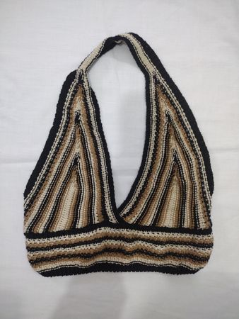 Crochet Striped Halter Top