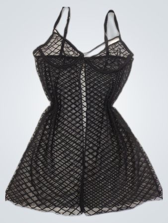Black Fishnet Dress
