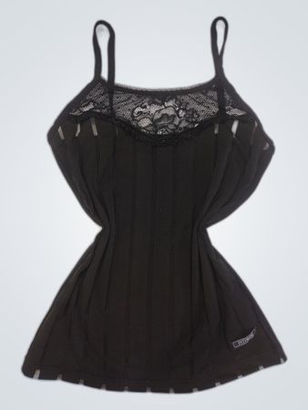 Black Lace Trim Camisole