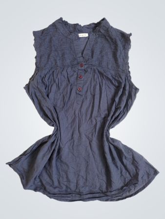 Avanti ärmellose V-Neck Bluse