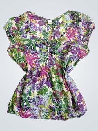 Camalou Floral Print Blouse