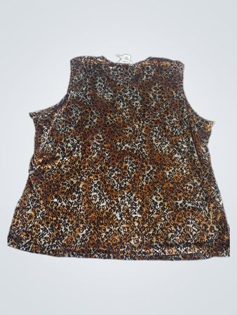 TAN JAY PETITE Ärmelloses Oberteil mit Leopardenmuster