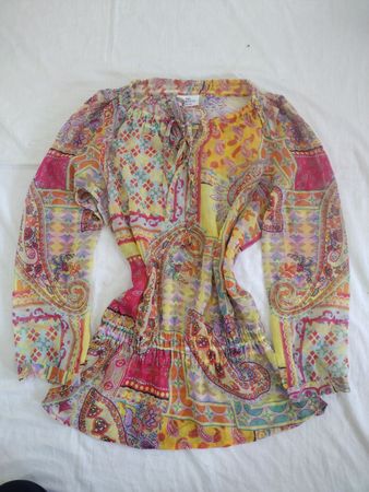 GINA BENOTTI Paisley Print Bluse