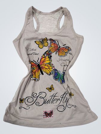 Miss Kiss Butterfly Tank Top