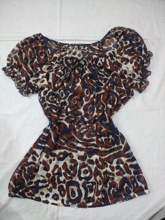 Esprit Animal Print Seidenbluse