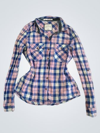 Bershka Karo Langarmhemd