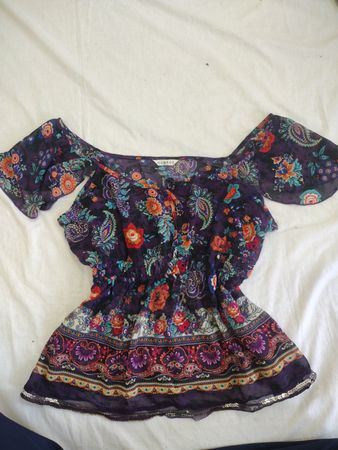 George floral Print Bluse