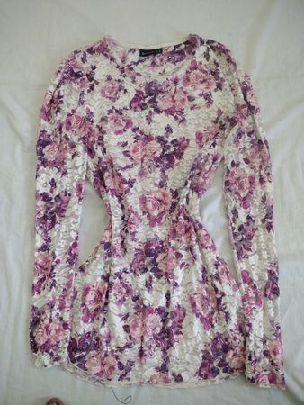 Jonina Floral Lace Long Sleeve Top