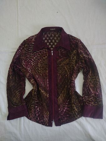 CHEVIO Fashion Damen-Jacke mit Reißverschluss