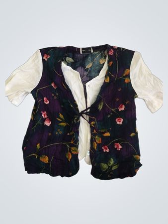 Jaclyn Smith Blumenmuster Lagenoberteil