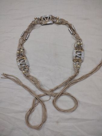 Perlenmacramé-Gürtel