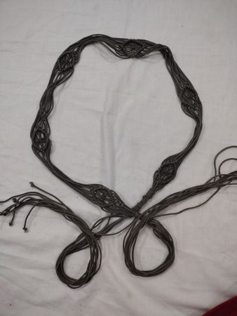 Macrame-Gürtel mit Quasten