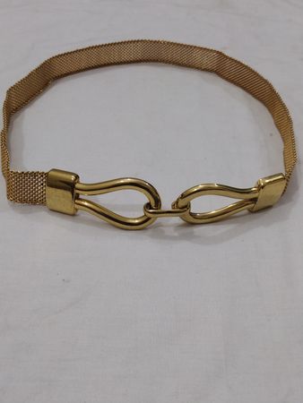 Goldene Mesh-Gürtel mit Hakenverschluss