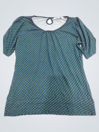 Sweet Soda Damen T-Shirt mit blauem Muster