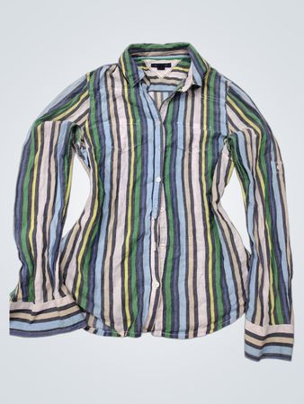 Tommy Hilfiger gestreiftes Button-Down-Shirt