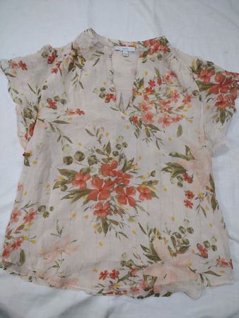 Joie Floral Print Bluse