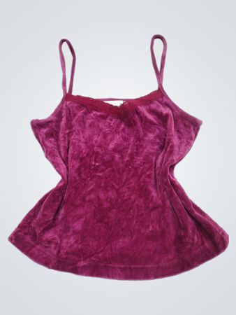 Jessica Lingerie Velour Cami Top M/M (10-12)