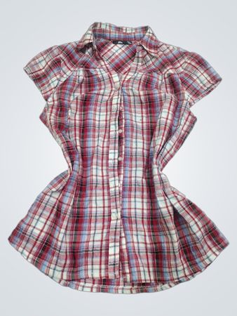 MIM Plaid Button-Up Shirt