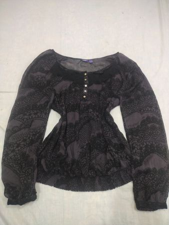 MGXX Langarm-Bluse mit Druck