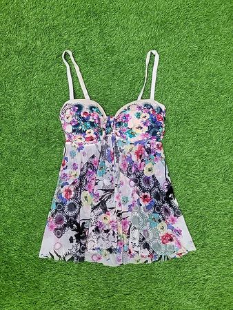 Profile Floral Print Babydoll Top