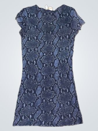 Sweet pea by stacy frati Blue Snake Print Dress