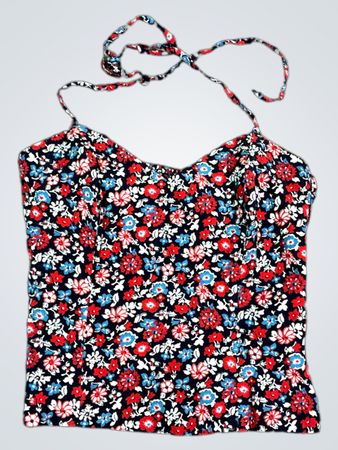 MONDI Floral Smocked Halter Top
