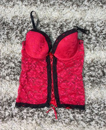 Red Lace Corset
