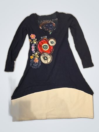 Desigual Printed Long Sleeve Blouse