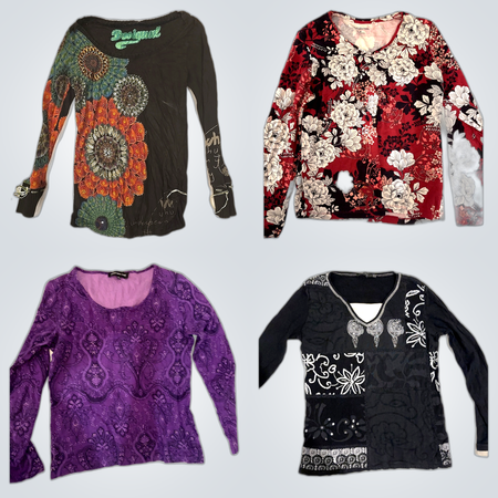 Y2K Gothic Tops Bundle - FT DESIGUAL