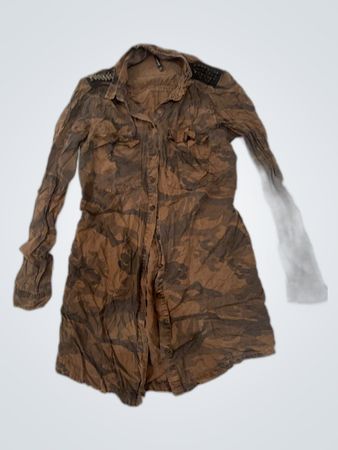 Zara Camo Utility Shirt