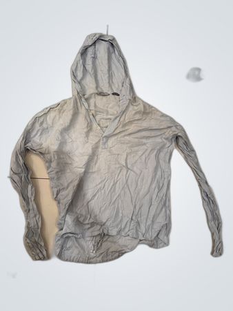 Gray Hooded Shirt