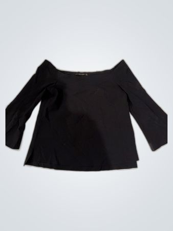 Black Off-The-Shoulder Top
