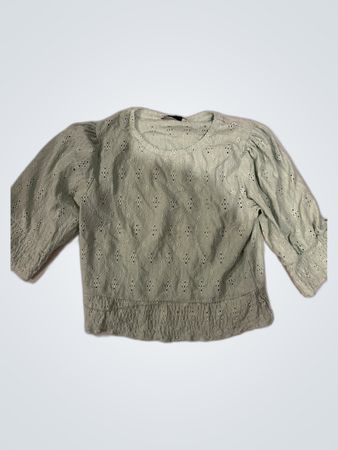 PULL&BEAR Mint Green Cropped Sweater