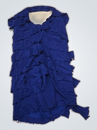 Blue Ruffled Dress