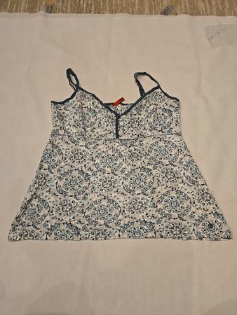 Women's Blue Floral Camisole