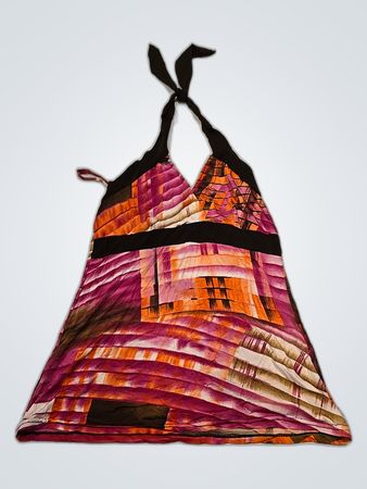 Quilted Halter Neck Dress
