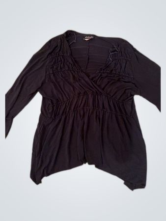 Cute Girl Black Blouse