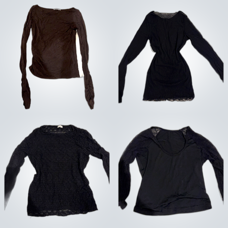 Y2K Long Sleeve Blouses