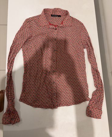 Monoprix Printed Long Sleeve Blouse