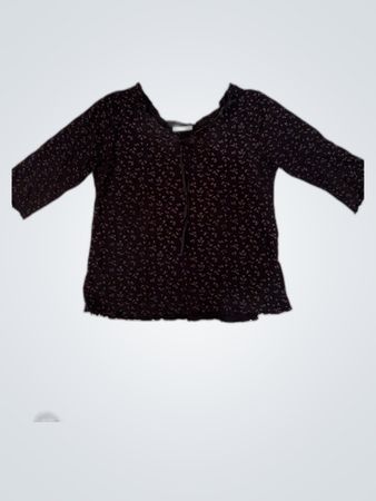 Blouse with Floral Pattern
