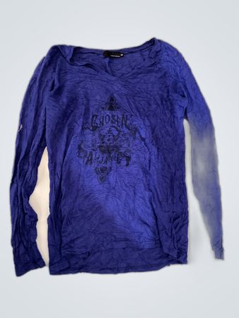 Long Sleeve Blue Shirt