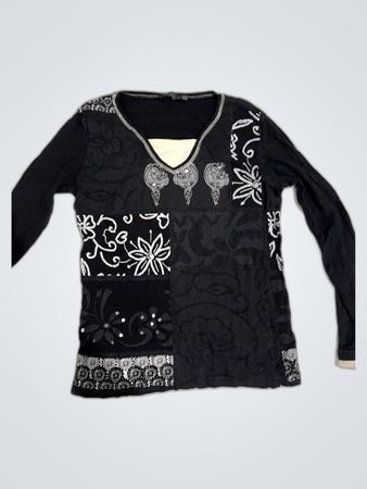 Y2k Long Sleeve Euro Tops