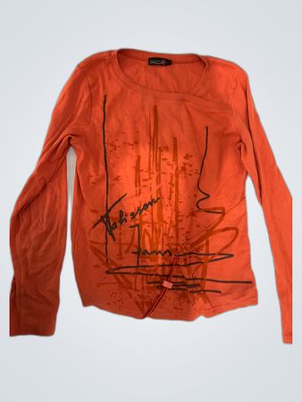 Kalisson Long Sleeve Orange Top
