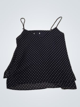 Black Polka Dot Tank Top