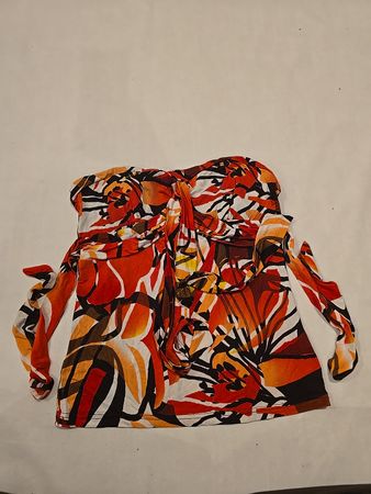 Blouse with Abstract Pattern