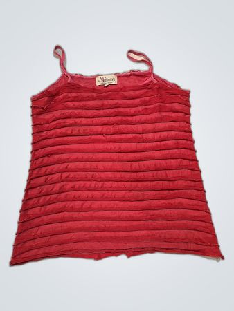 Pink Ruched Tank Top