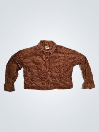 American Eagle Brown Corduroy Shirt