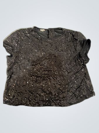 Vero Moda Black Sequined Blouse