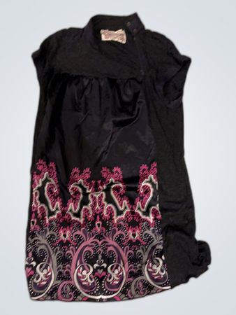 Mango Printed Wrap Blouse